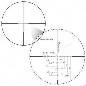 Оптический прицел VectorOptics Continental x6 3-18×50 CDM Hunting сетка МОА (арт. SCOL-X21)